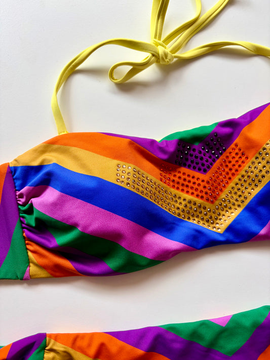 Fascia Costume Con Ferretto Multicolor ULTIME TAGLIE PRONTA CONSEGNA