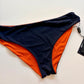 Slip Costume Double Face Nero/ Arancione