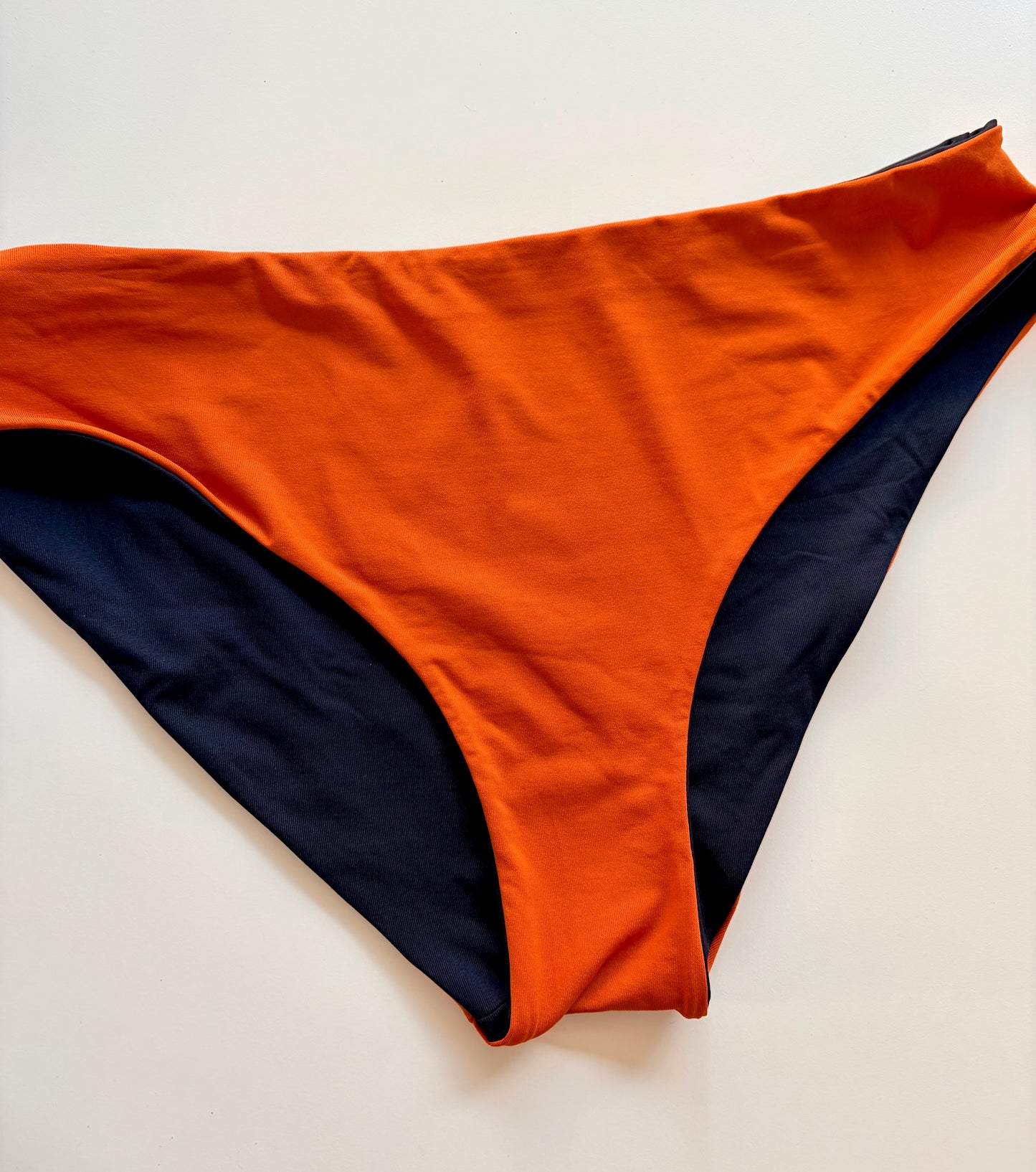 Slip Costume Double Face Nero/ Arancione