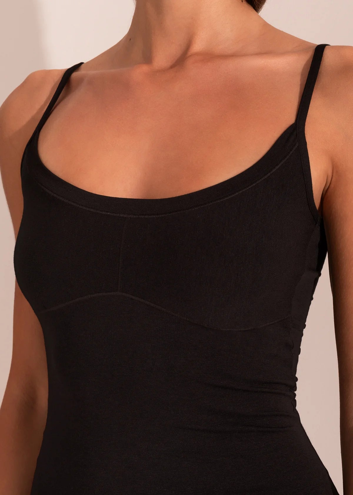 Canottiera Top Bamboo Nero 220028x