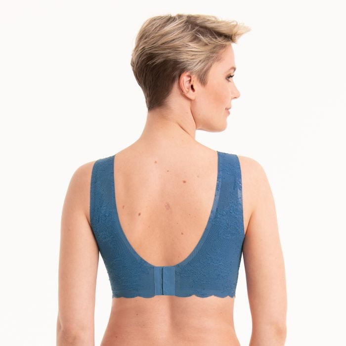 Essential Lace Bralette Blue Heaven 5400 Senza Ferretto Con Coppette Estraibili