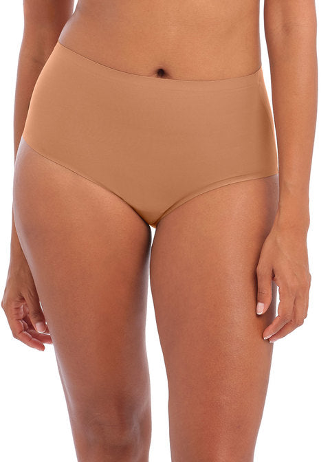 Fantasie Smoothease Slip A Vita Alta Liscio Effetto Taglio Laser Cinnamon