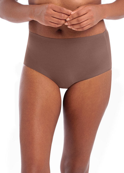 Fantasie Smoothease Slip A Vita Alta Liscio Effetto Taglio Laser Coffee Roast