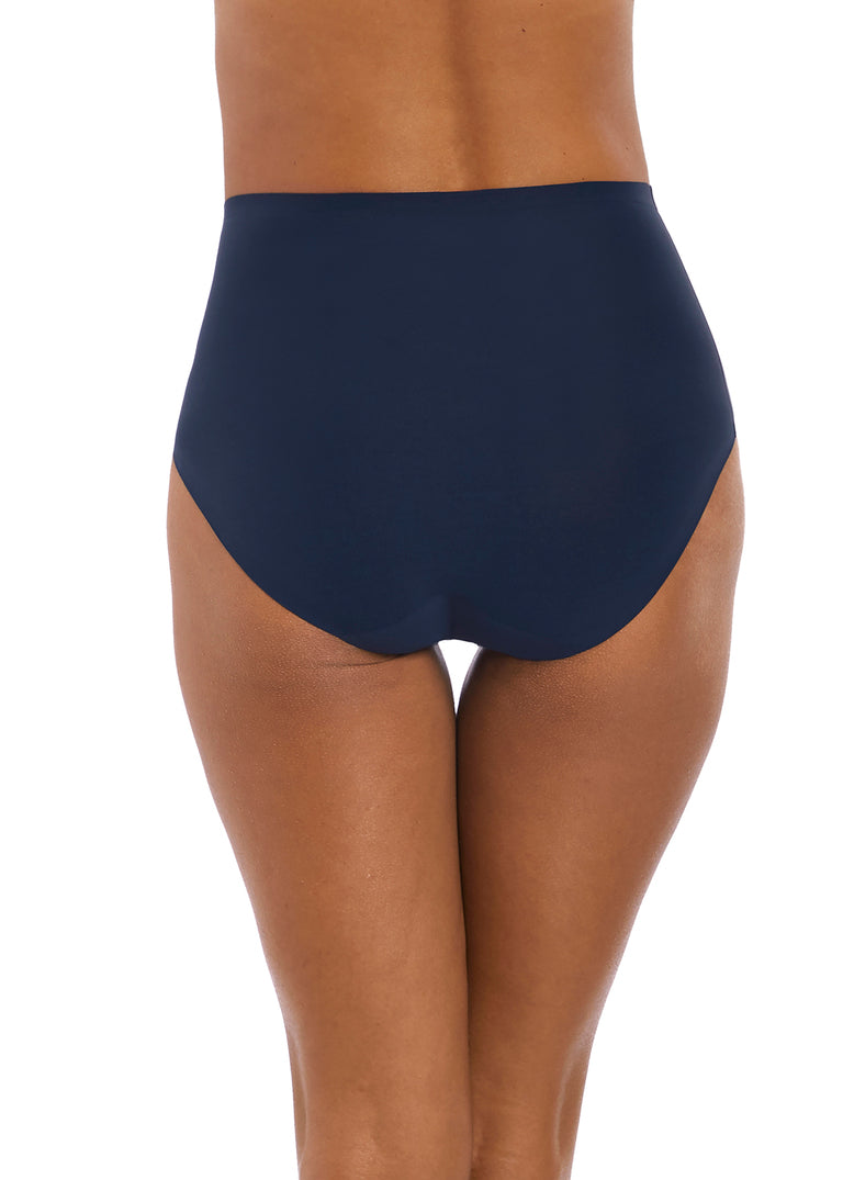 Fantasie Smoothease Slip A Vita Alta Liscio Effetto Taglio Laser Navy
