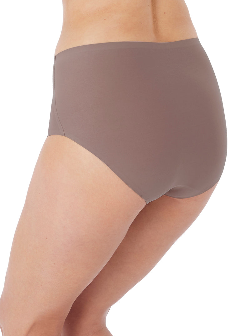 Fantasie Smoothease Slip A Vita Alta Liscio Effetto Taglio Laser Taupe