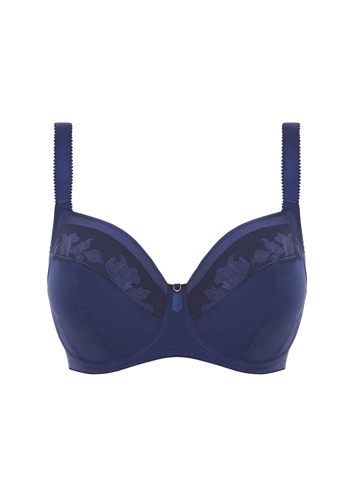 Reggiseno Illusion Liscio e Minimizer con Ferretto e Side Support Blu Navy