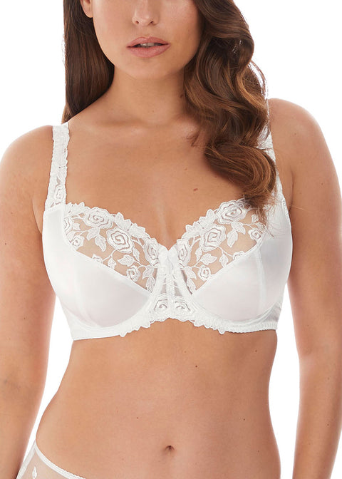 Belle Reggiseno A Balconcino Con Ferretto E Coppe Soft Bianco