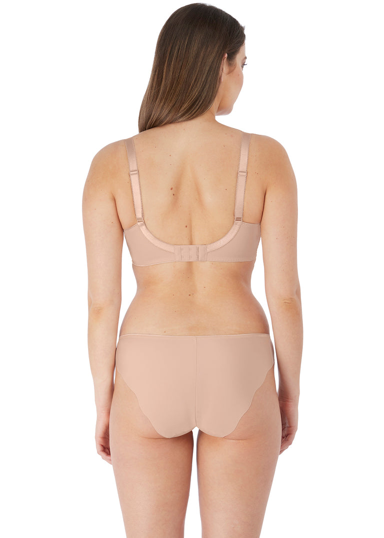 Ana Natural Beige Reggiseno Con Ferretto E Coppe Soft Ricamate