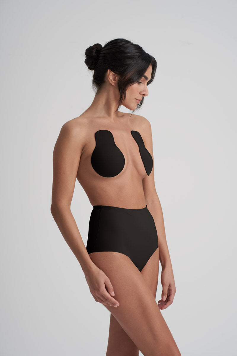 Pull Up In Tessuto Nero