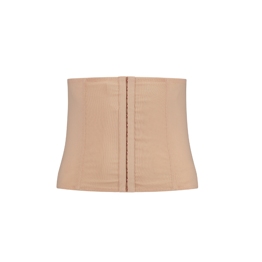 Power Mesh Waist Trainer Beige