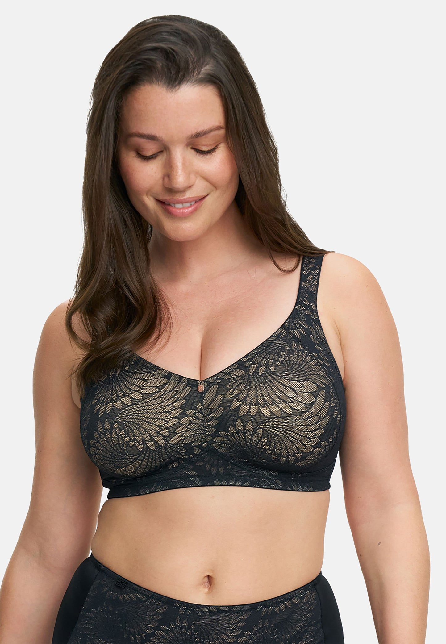 Seviglia Reggiseno Senza Ferretto E Coppe Preformate Nero