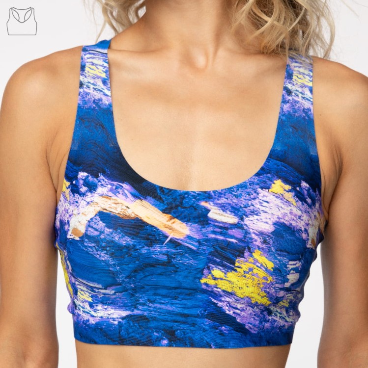 Paloma Bralette Senza Ferretto Dipinto