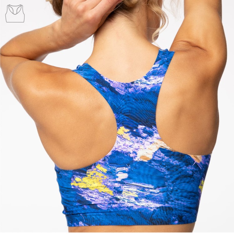 Paloma Bralette Senza Ferretto Dipinto