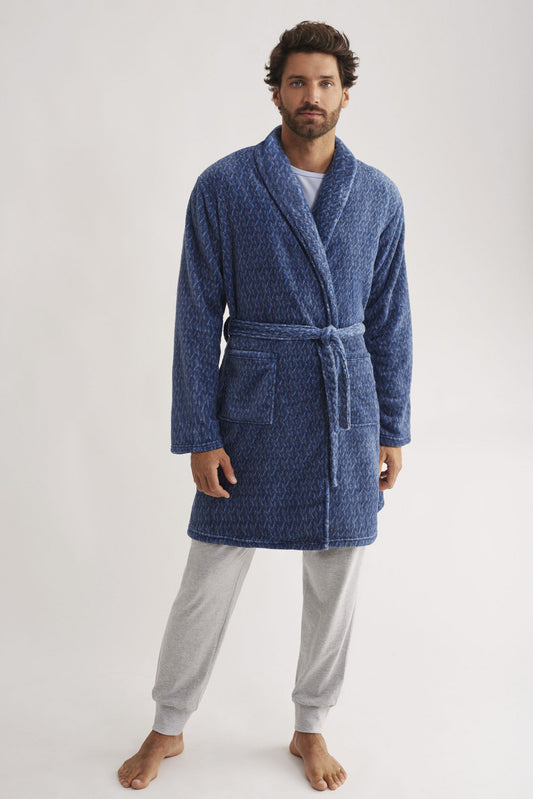 Vestaglia unisex lunga con cordone H33724 ULTIMI PEZZI PRONTA CONSEGNA