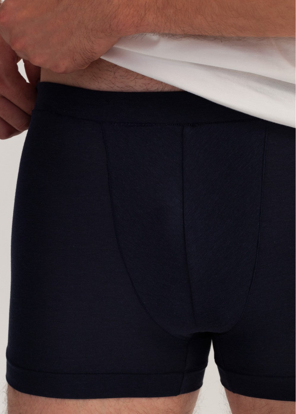 Boxer uomo Bamboo e Cotone Blu Marino