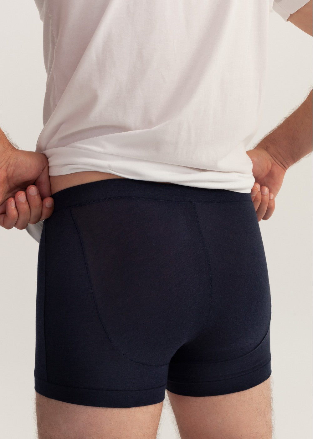 Boxer uomo Bamboo e Cotone Blu Marino