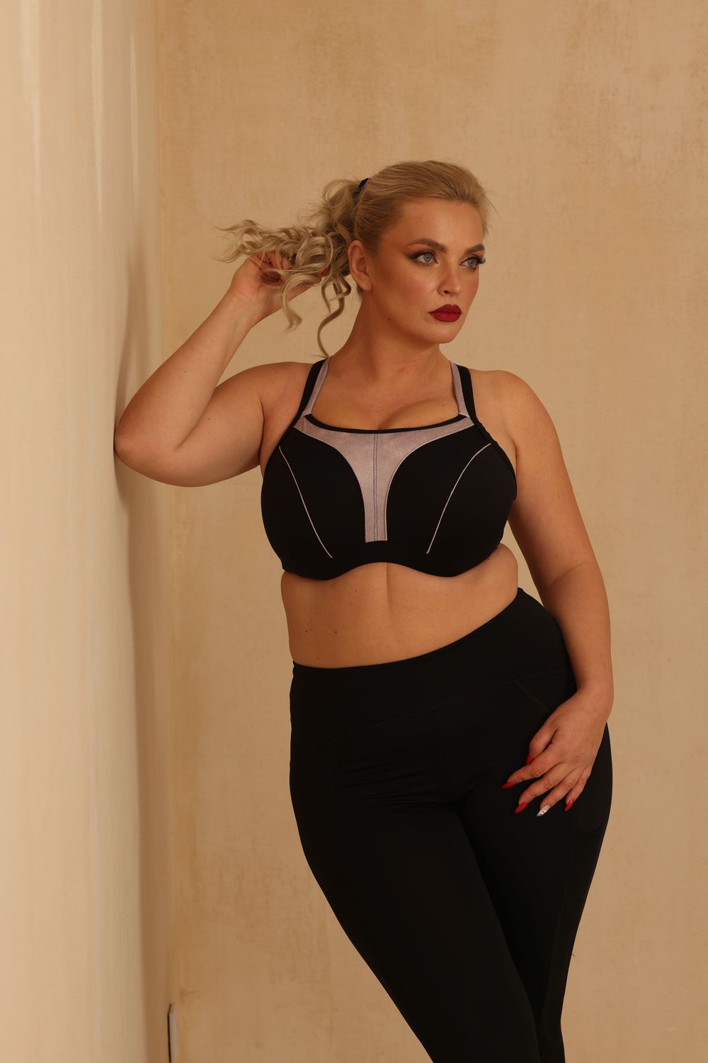 Popi Reggiseno Sportivo Con Ferretto E Coppe Spacer