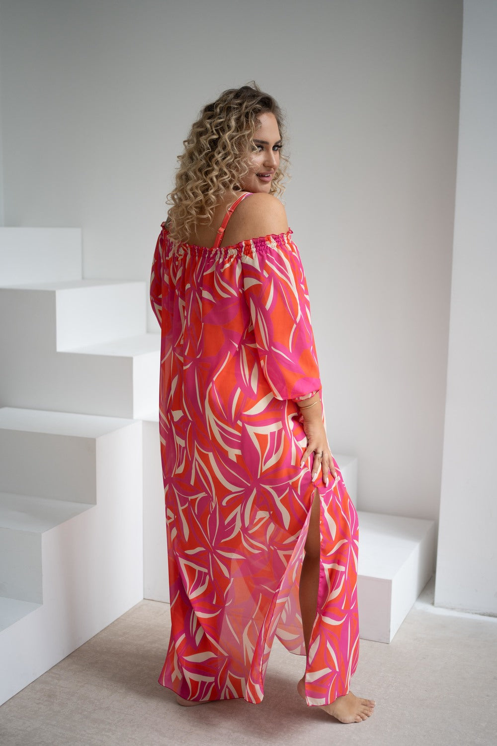 Abito Twist Scollo A Barca Con Centurino