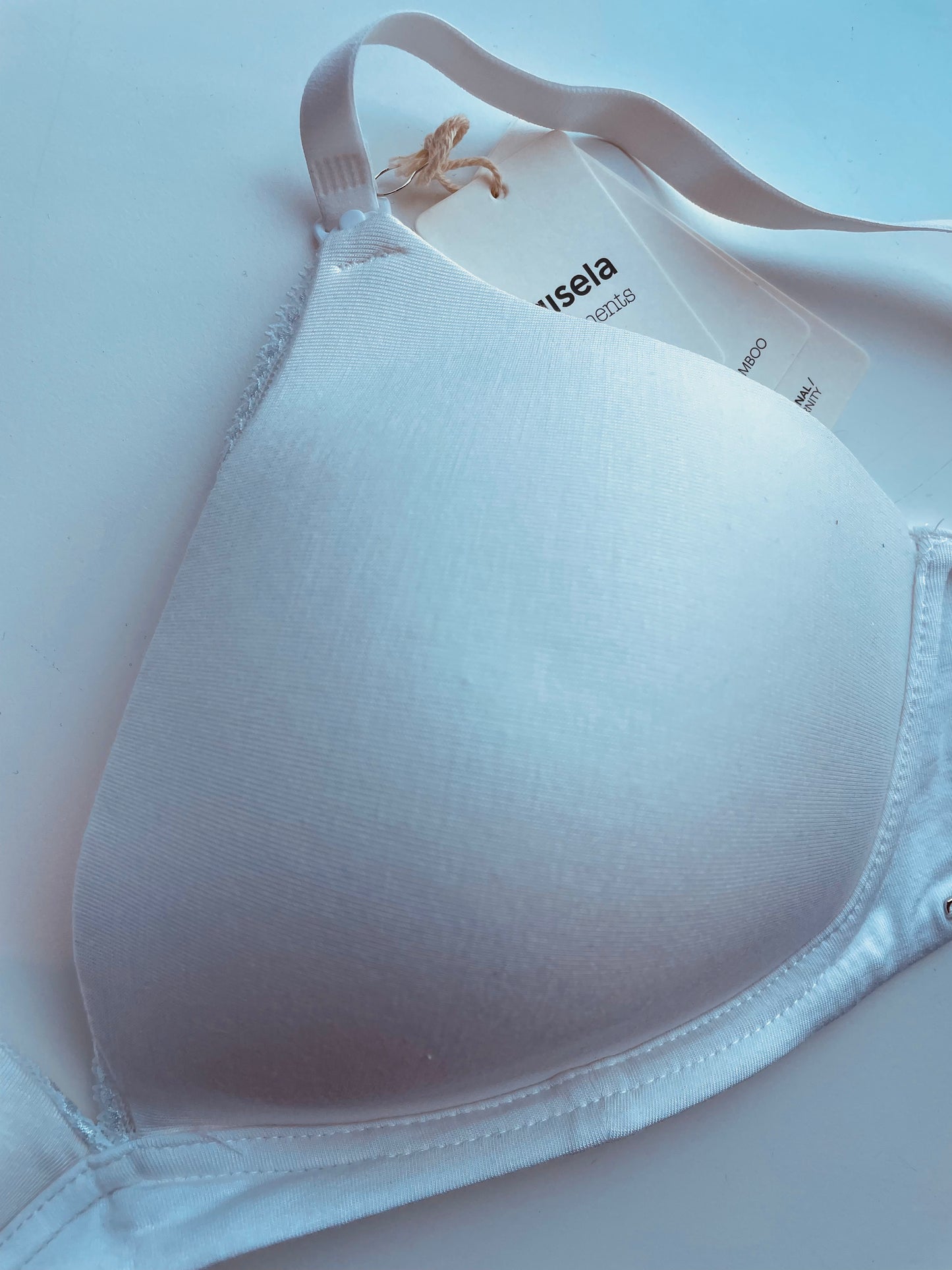 Reggiseno da allattamento in fibra di bambù 0377 Bianco ULTIME TAGLIE PRONTA CONSEGNA-ARTICOLO IN SVENDITA FINALE-NON SOGGETTO A RESI O CAMBI