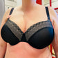 Reggiseno GISELA con ferretto e copertura ascellare Nero 0362 ULTIME TAGLIE PRONTA CONSEGNA-ARTICOLO IN SVENDITA FINALE-NON SOGGETTO A RESI O CAMBI