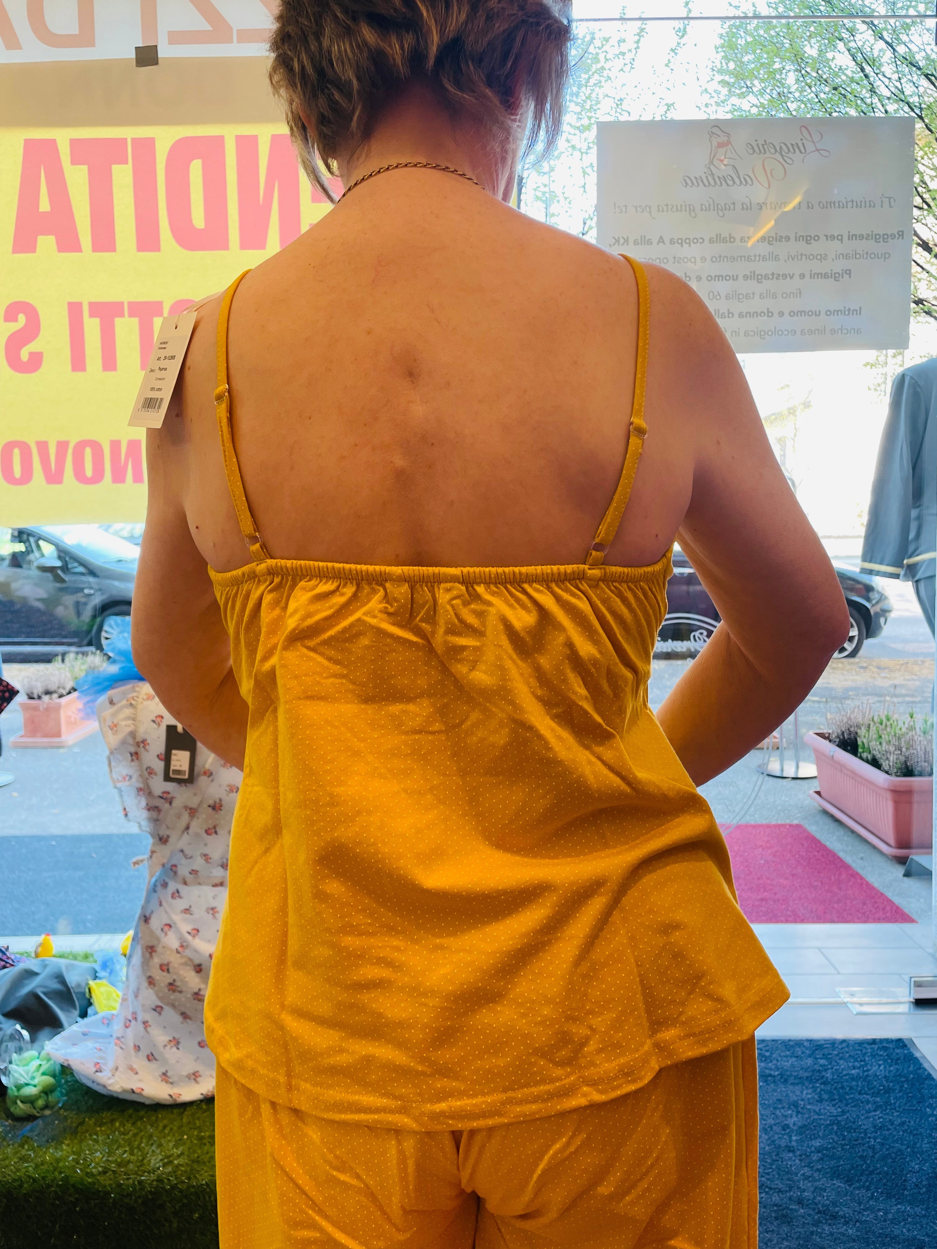 Pigiama top e pantalone lungo Cotone N192 HARMONY PRONTA CONSEGNA