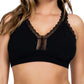 Dalis Bralette Cotone Senza Ferretto E Coppe Morbide Non Preformate Nera ULTIME TAGLIE PRONTA CONSEGNA