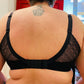 Reggiseno GISELA con ferretto e copertura ascellare Nero 0362 ULTIME TAGLIE PRONTA CONSEGNA-ARTICOLO IN SVENDITA FINALE-NON SOGGETTO A RESI O CAMBI