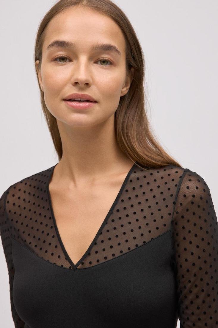 T-Shirt A Maniche Lunghe Termica Nera 70021