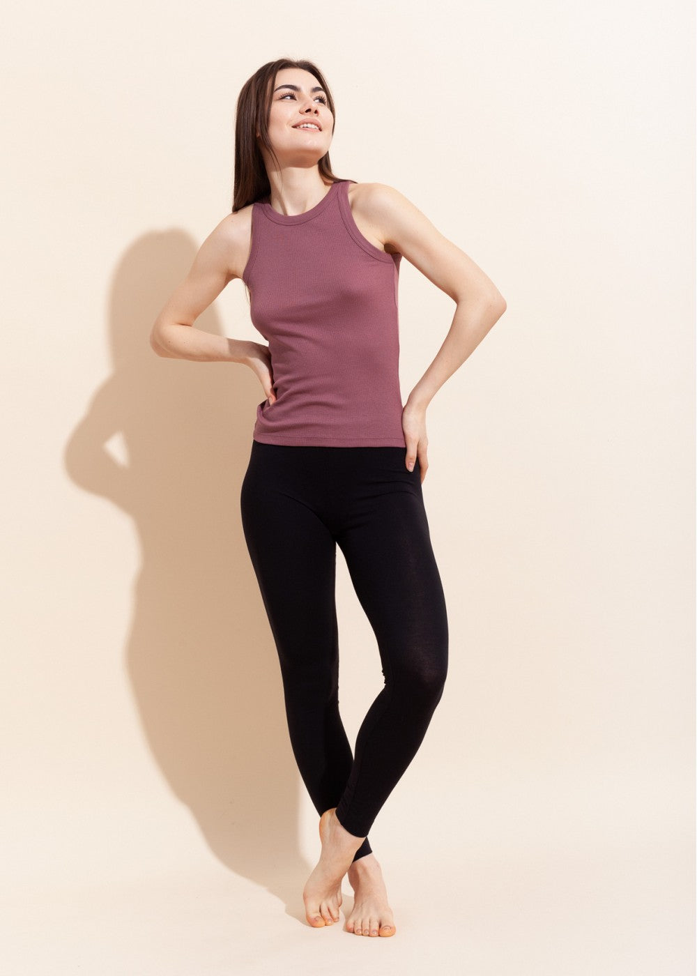 Top TENCEL™ Modal Rosa Antico 220034X PRONTA CONSEGNA