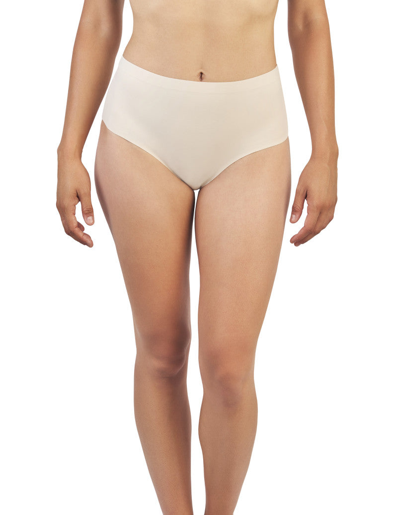Bipack Due Slip A Vita Alta Leggermente Contenitivi Nude PB8202