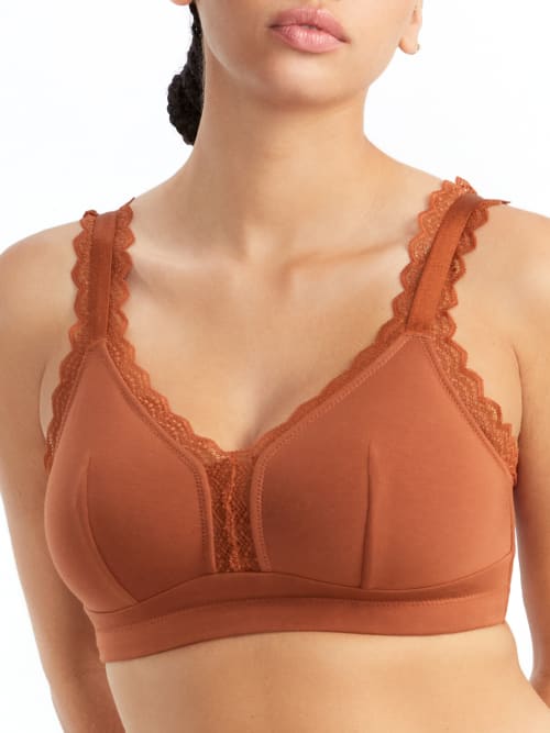 Dalis Bralette Cotone Senza Ferretto E Coppe Morbide Non Preformate Cinnamon ULTIME TAGLIE PRONTA CONSEGNA