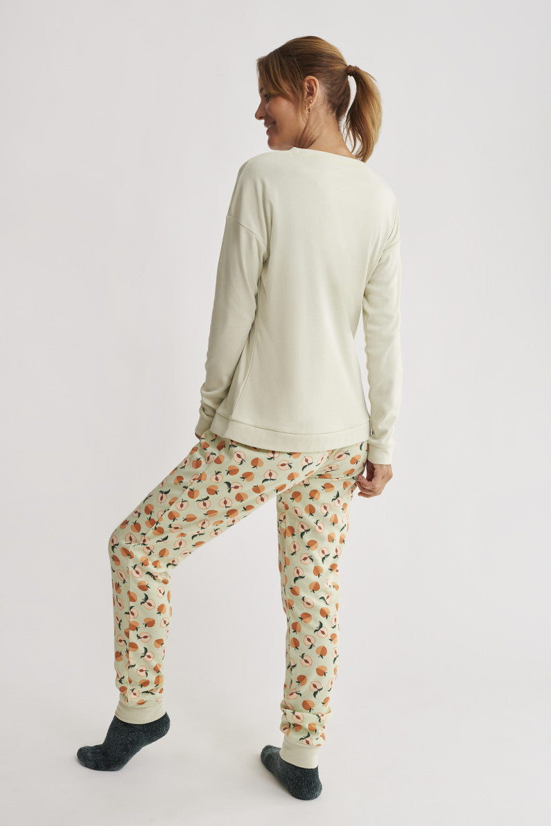 Pigiama 3 pezzi: maglia manica lunga-pantalone- vestaglia N16933 ULTIMI PEZZI PRONTA CONSEGNA