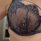 Reggiseno Valentine con coppa ricamata in pizzo soft e ferretto Blu
