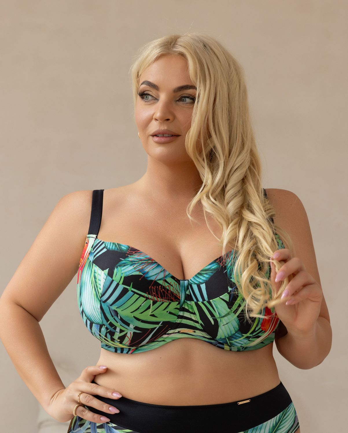 Jungle Soft Full Cup Bikini Top Curvy