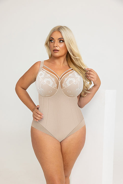 Krisline Fortuna Body Contenitivo E Modellante Con Coppe Soft Coffee