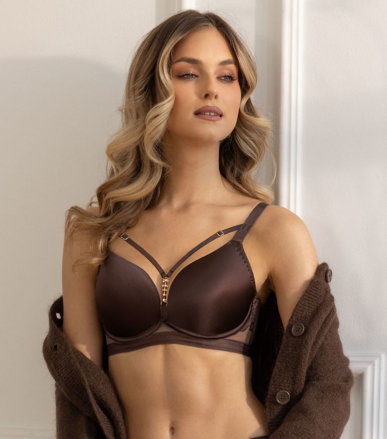Reggiseno Con Ferretto E Coppe Preformate Effetto Push Up