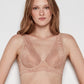 Bralette MICROLACE PREFORMATA 0148 Nude ULTIME TAGLIE PRONTA CONSEGNA-ARTICOLO IN SVENDITA FINALE-NON SOGGETTO A RESI O CAMBI