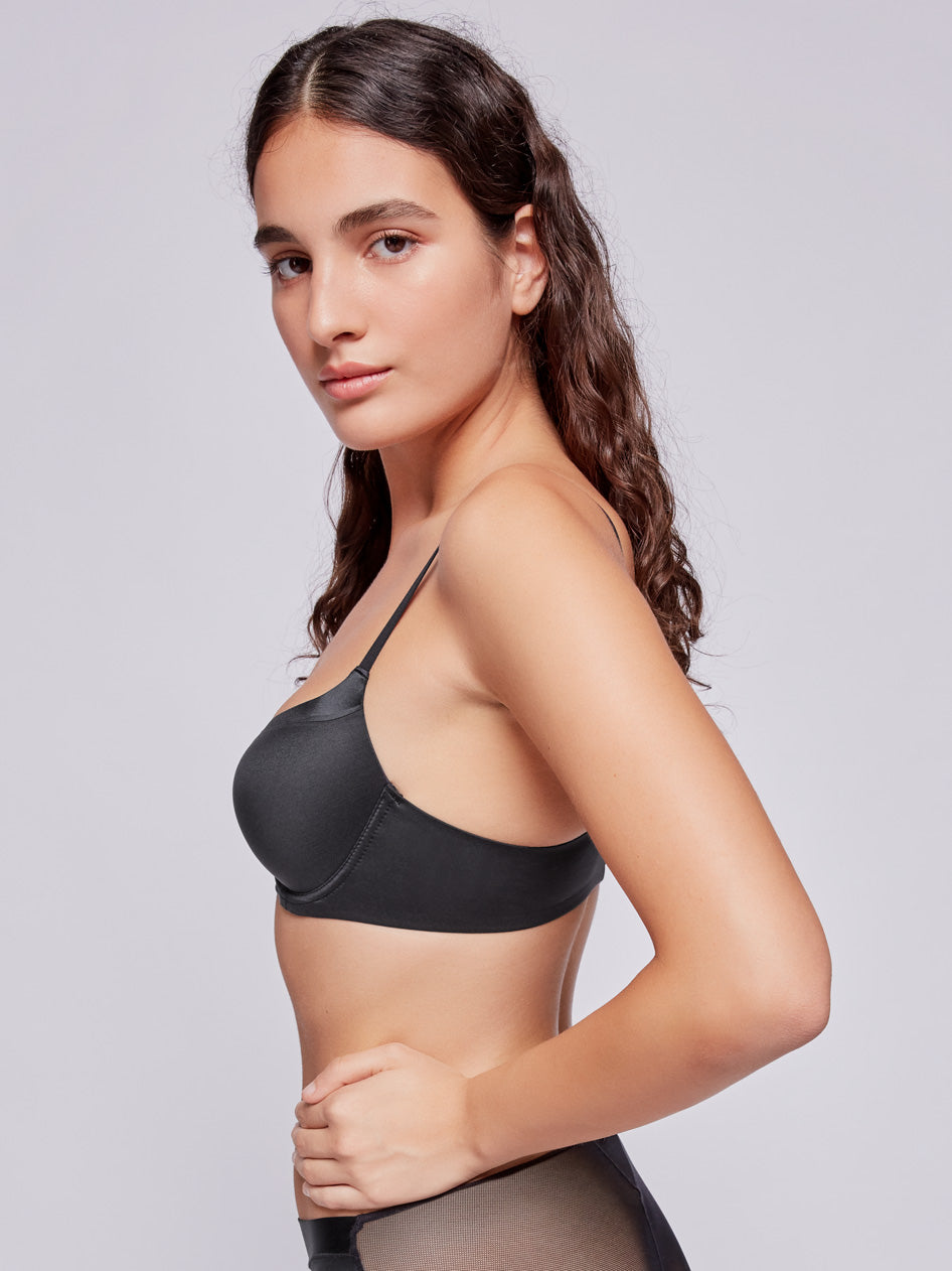 Reggiseno con ferretto e coppa Nero MEMORY FIT 0353 ULTIME TAGLIE PRONTA CONSEGNA-ARTICOLO IN SVENDITA FINALE-NON SOGGETTO A RESI O CAMBI