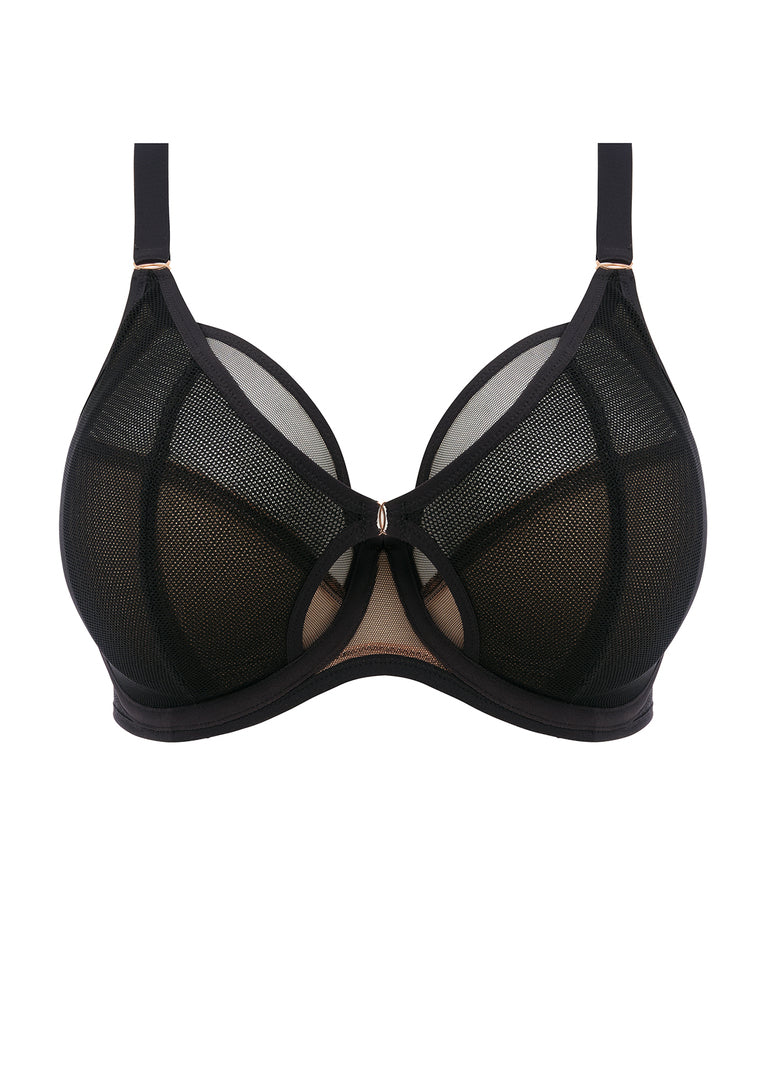 Kintai Reggiseno Con Ferretto E Coppa Soft Doppiata In Tulle Con Incrocio Centrale