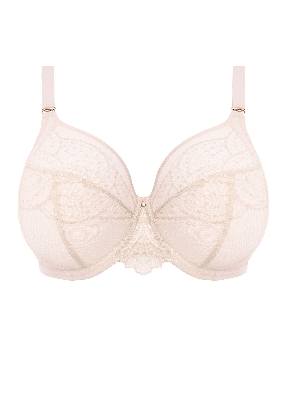 Priya Vanilla Reggiseno Con Ferretto E Coppe Soft Ricamate Con Pizzo