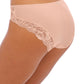 Fantasie Reflect Slip A Vita Bassa con Pizzo e Microfibra Taglio Laser Natural Beige