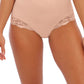 Fantasie Reflect Slip A Vita Alta Contenitivo con Pizzo e Microfibra Laser Nude