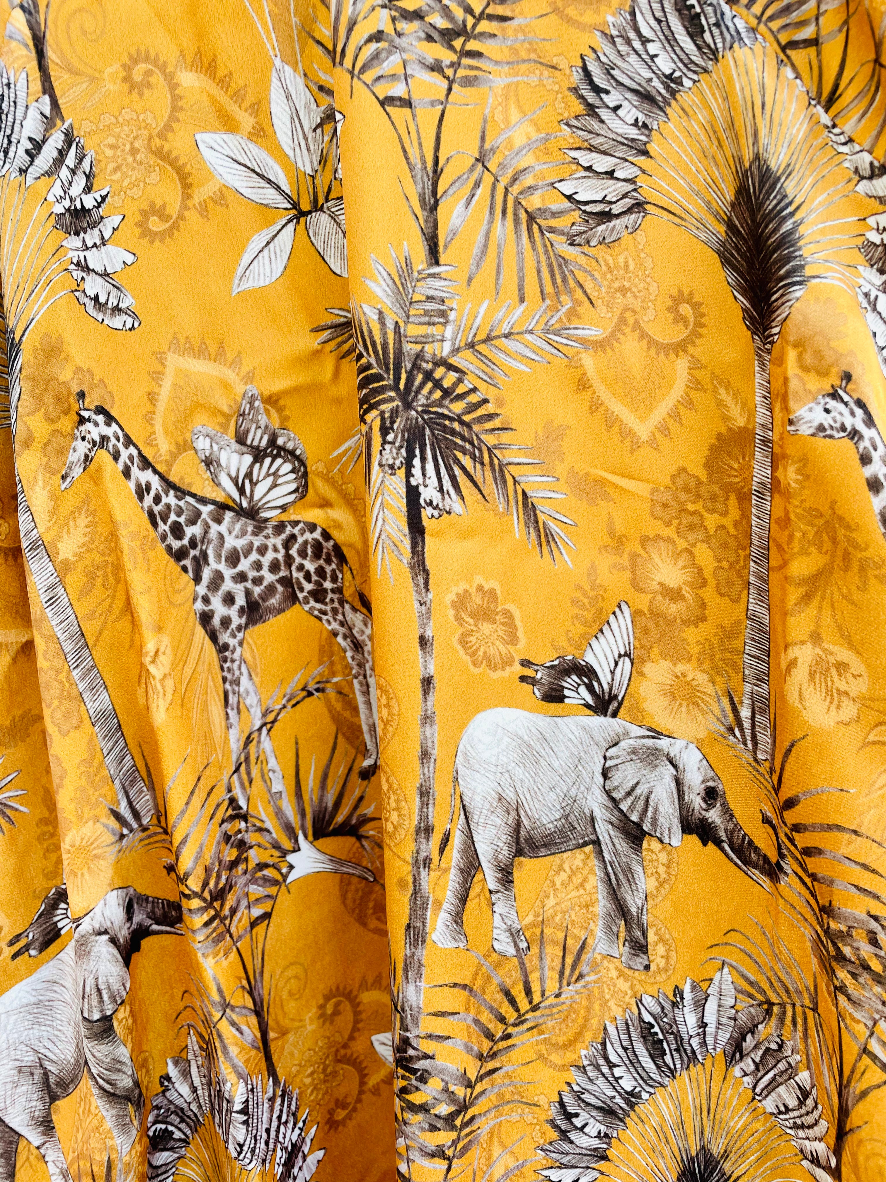 Sottoveste raso  fantasia safari 1965