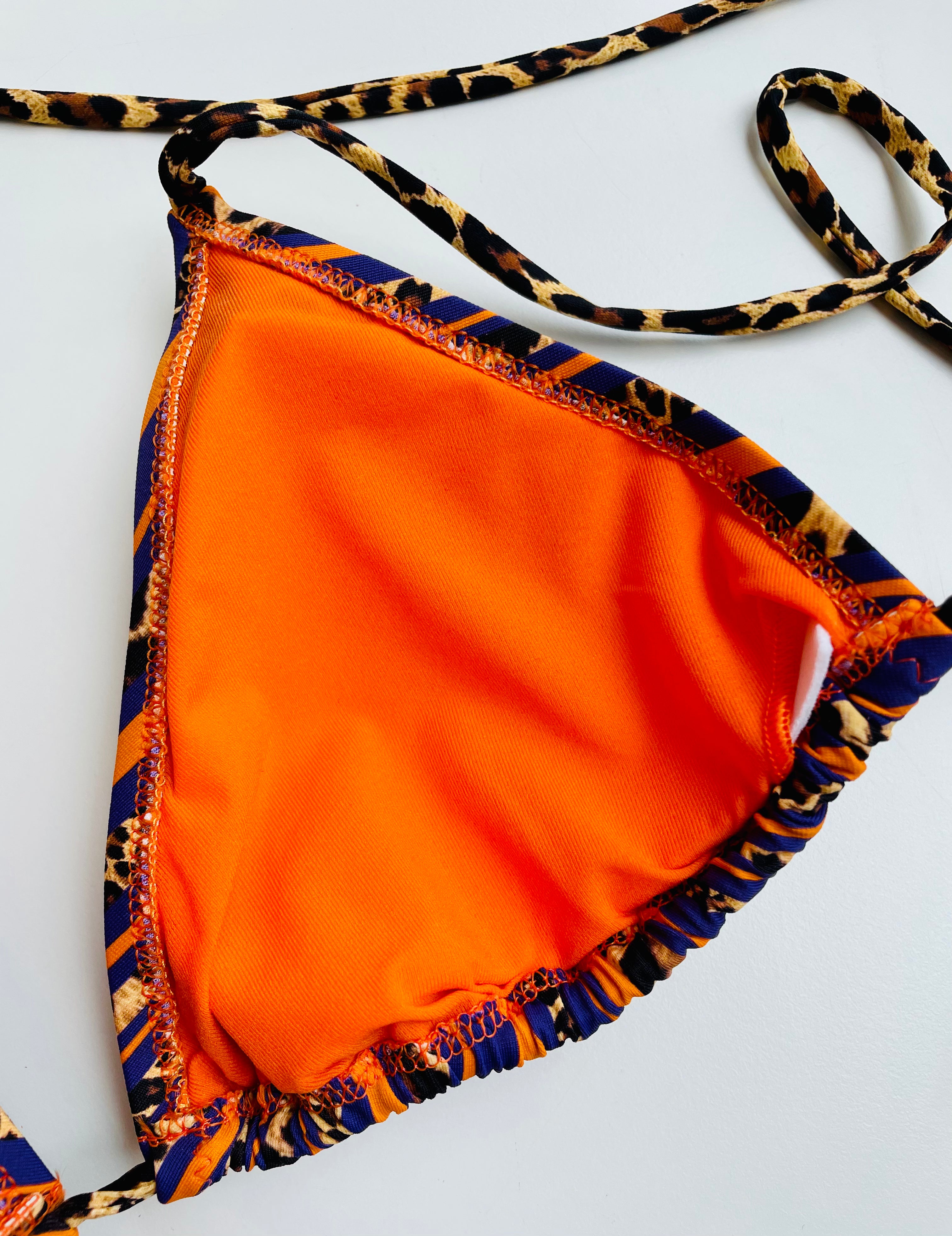 Vera triangolo e brasiliana fantasia leopardata COMPLETO