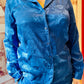 Pigiama taglio maschile raso blu 1933
