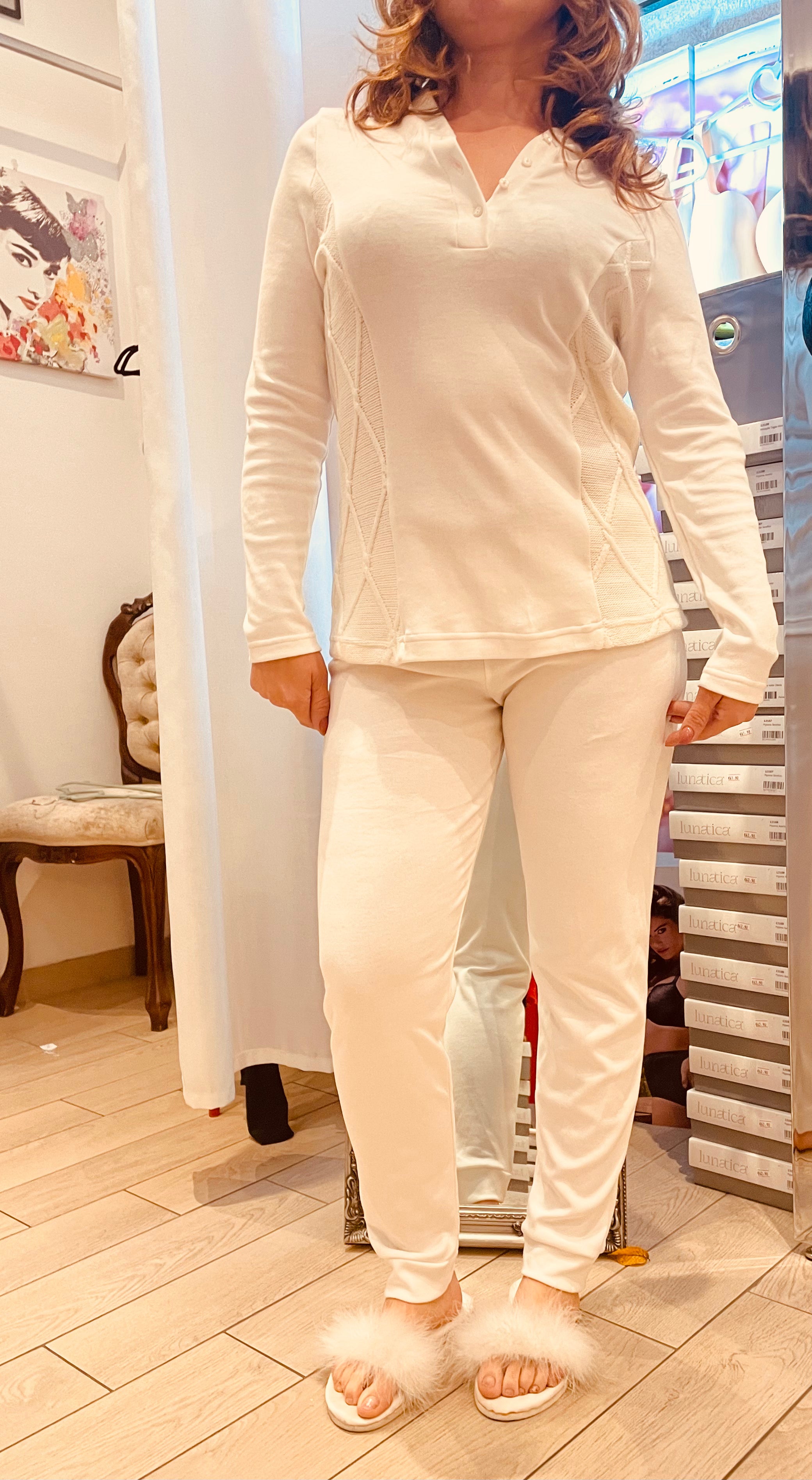 Pigiama serafino LUNATICA