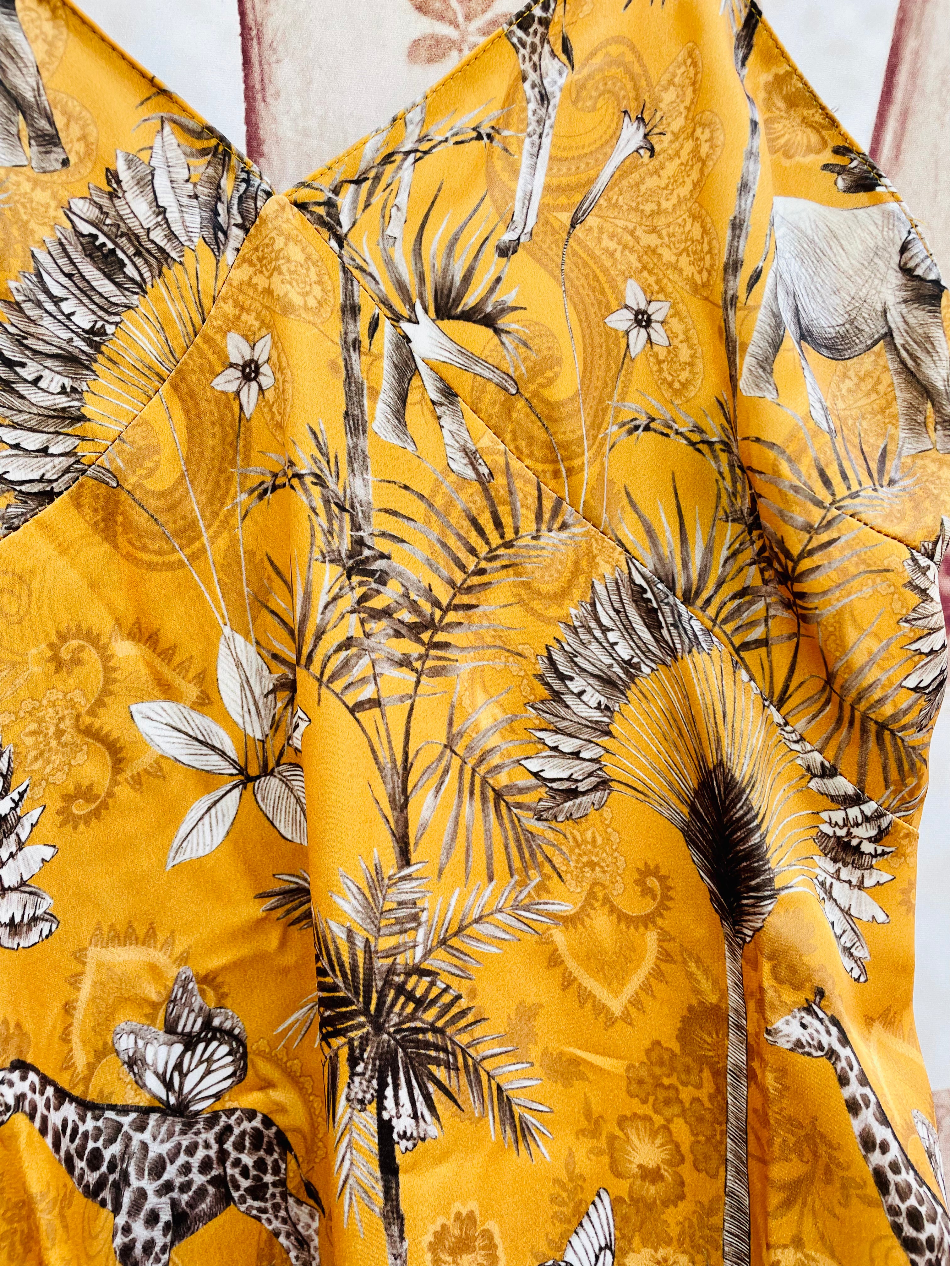 Sottoveste raso  fantasia safari 1965