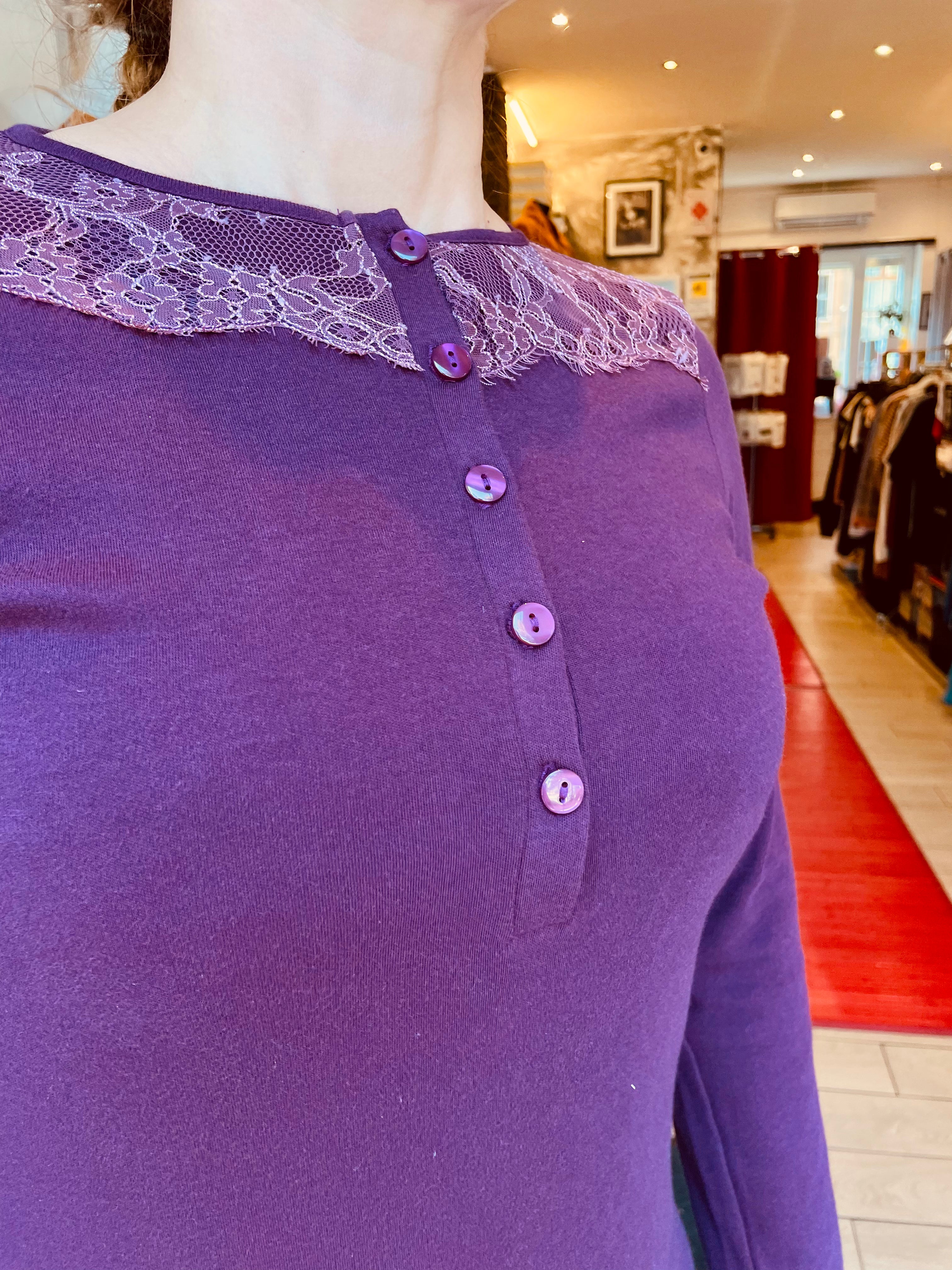 Camicia da notte lunga in cotone Made In Italy Taglie fino alla 54!