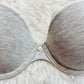 Reggiseno cotone basico con ferretto Grigio 0301 ULTIME TAGLIE PRONTA CONSEGNA-ARTICOLO IN SVENDITA FINALE-NON SOGGETTO A RESI O CAMBI