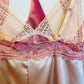 Sottoveste in raso e pizzo Exes D942